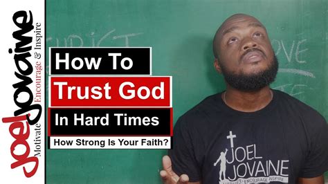 Trusting God In Difficult Times Christian Youtuber Youtube
