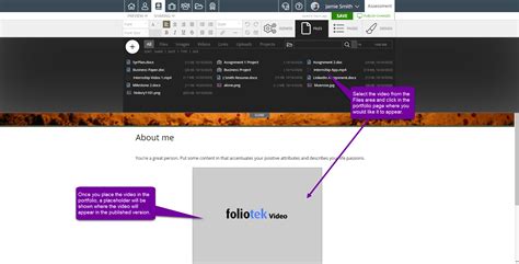 Adding Files To An Electronic Portfolio Foliotek Presentation