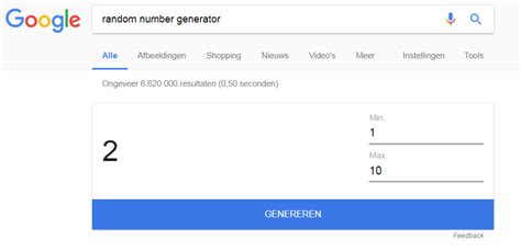 Generate random numbers between a user defined minimum and maximum. Random number generator - Video - KlasCement