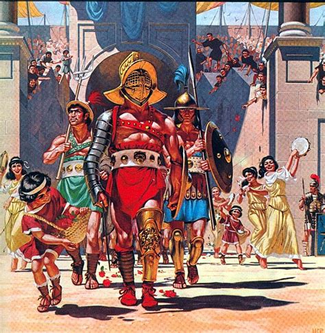 Gladiators By Angus Mcbride Rome History Ancient History Art History