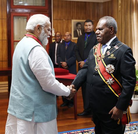 Papua New Guinea Fiji Confer Rare Honour On Prime Minister Modi