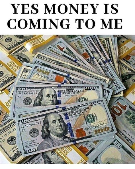 Yes Money Is Coming To Me Manifesting Money Money Quotes Money