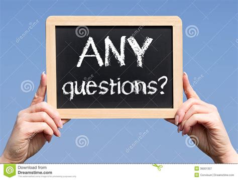 Any Questions Sign Royalty Free Stock Photography - Image: 36001357