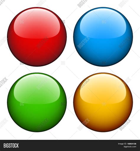 Vector Glossy Buttons Vector And Photo Free Trial Bigstock