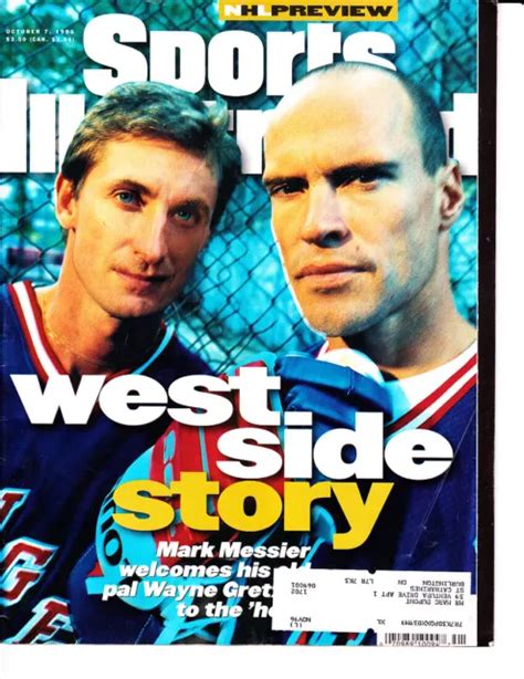 1996 Sports Illustrated Wayne Gretzky And Mark Messier New York Rangers