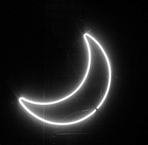 Pin By F A I T H On T H E M O O N Neon Signs Neon Aesthetic White Moon