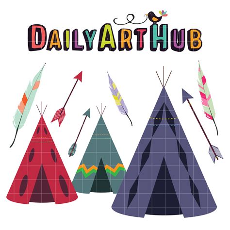 Indian Tribe Clip Art Set Daily Art Hub Free Clip Art Everyday