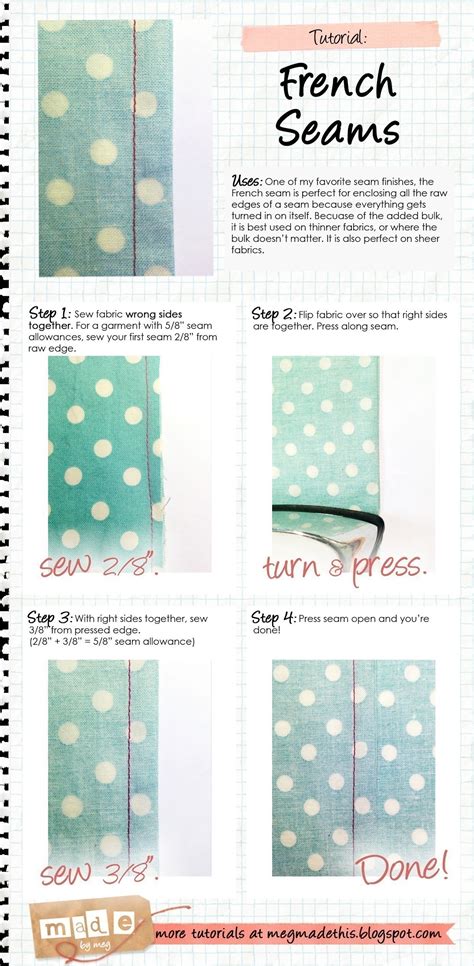 French Seams · How To Sew A Seam · Sewing On Cut Out Keep · How To By Madebymeg