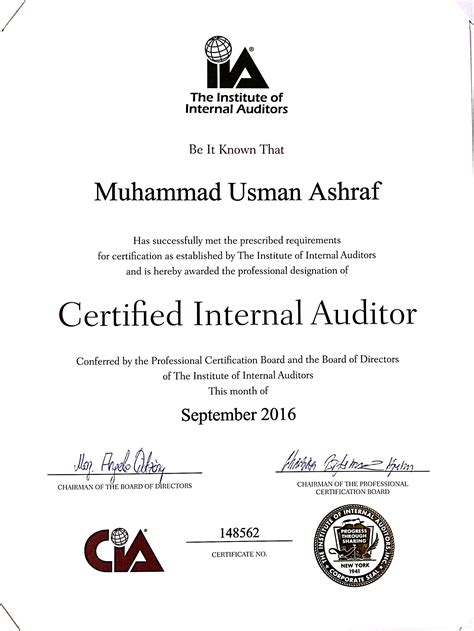Performing audit activities at the company's headquarters and branches. Muhammad Usman Ashraf - Bayt.com