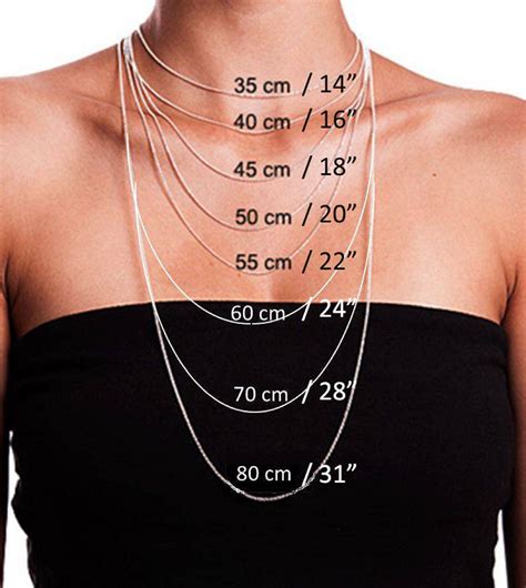 Men Chain Length Chart