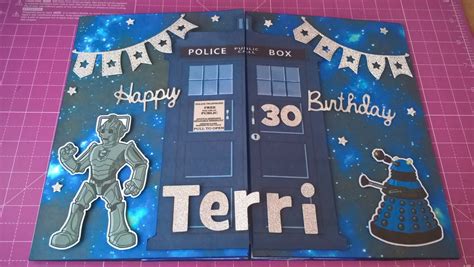 Dr Who Birthday Card Sci Fi Birthday Card Large Birthday