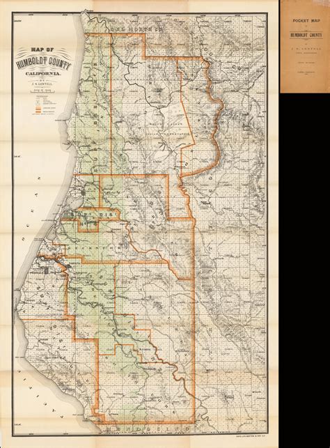 Map Of Humboldt County By Jn Lentell Barry Lawrence Ruderman