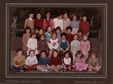 Photo De Classe 1980 1981 Ce1 De 1980 Ecole Cremetterie Copains Davant