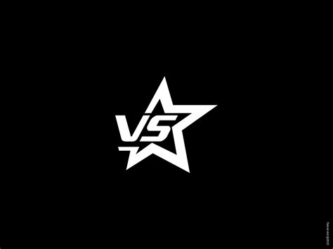 Vs Stars Logo By Flatcatstudio On Dribbble