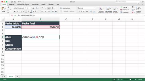 Como Calcular Meses En Excel Con Fechas