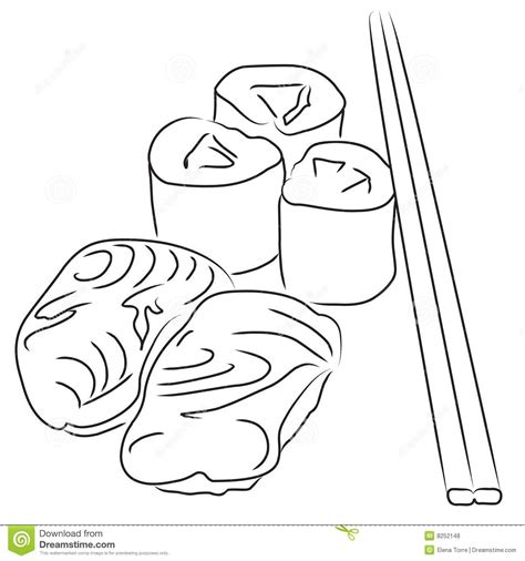 Maybe you would like to learn more about one of these? Sushi stock illustration. Illustration of california, diet ...