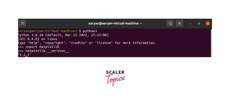 How To Install Matplotlib In Python Scaler Topics