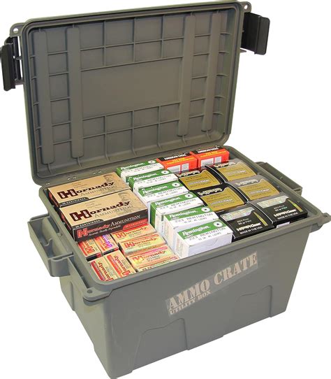 Military Ammo Box Plastic Mtm Storage Case Ammunition Utility Crate 65