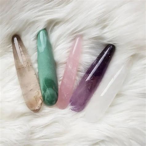 Natural Stones And Crystal Healings Quartz Wand Crystal Wand Yoni