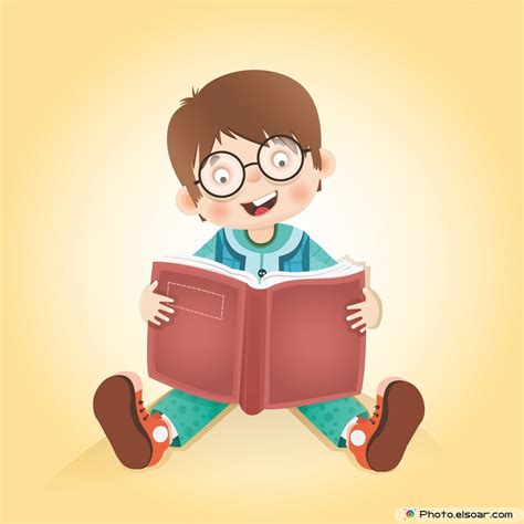 Cartoon Kids Reading Book Clipart Best