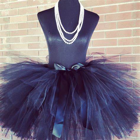 Solid Black Adult Tutu Bridal Tutu Bachelorette Tutu Adult Tulle