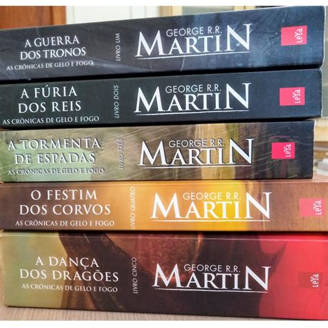 Livros As Crônicas De Gelo E Fogo George Rr Martin Volumes Avulsos
