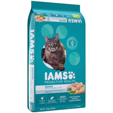 The iams company makes its own food, though they're a subsidiary of mars inc. IAMS PROACTIVE HEALTH Indoor Weight and Hairball Care Dry ...
