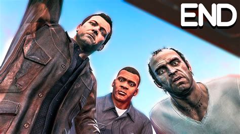 Its All Over 😢 Grand Theft Auto 5 Ending Youtube