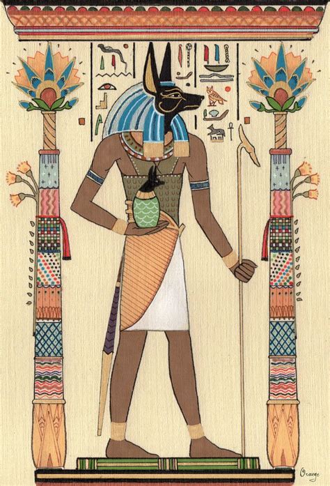 Anubis By Plumporange Ancient Egypt Art Egyptian Art Ancient