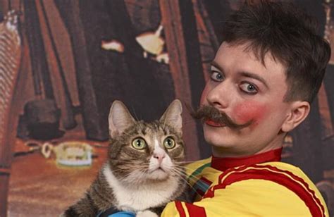 boris the cat of the world famous kuklachyov cats theatre in moscow cats awkward photos