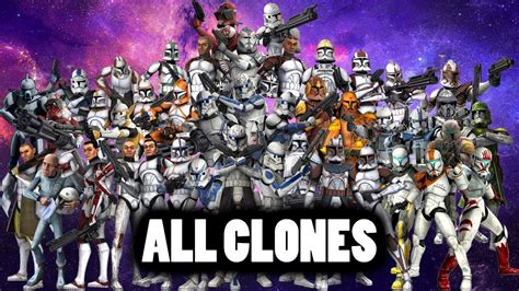Clone Wars Every Clone Trooper Star Wars Youtube