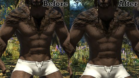 Hd Hrothgar Body Textures At Final Fantasy Xiv Nexus Mods And Community