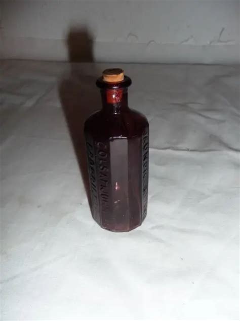 Vintage A Lancaster S Indian Vegetable Jaundice Bitters Bottle 1852 Purple Mini 20 00 Picclick