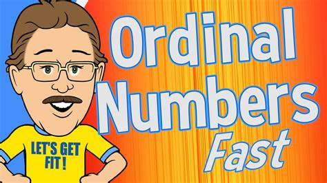 Ordinal Numbers Level Up Jack Hartmann Ordinal Numbers Song Youtube