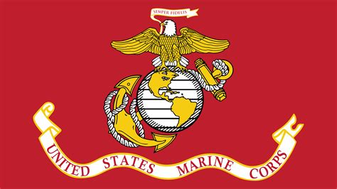 USMC Flag traditional | Usmc, United states marine corps, United states