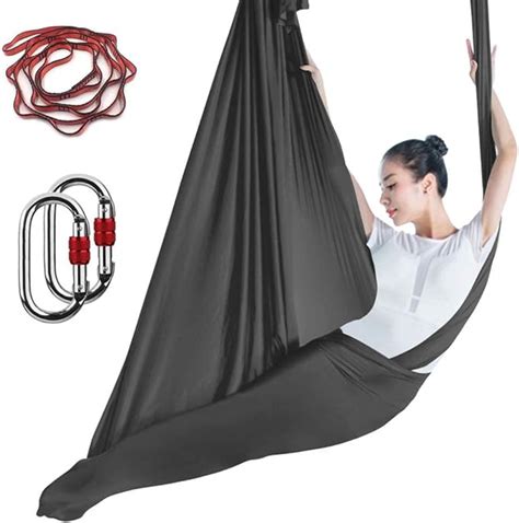 Jialfa Aerial Yoga Hammock Set Premium Silk Yoga Swing For Antigravity Yoga Inversion Exercises