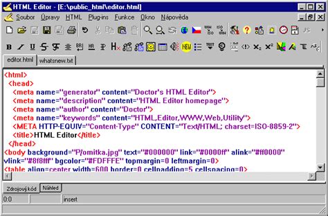 When you're ready to see the code, click the. HTML Editor - ihned zdarma ke stažení - Slunečnice.cz