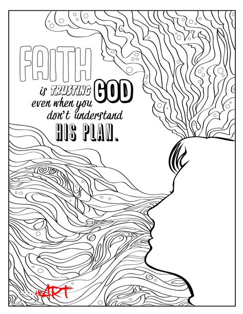 Doodle Artwork Faith Doodle Coloring Coloring Pages Bible Coloring