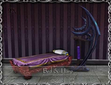 ⋆ Peace Within ⋆ ⋆ Elf Bed And Harp Sims 4 ⋆ ║ Download Bed║ 14