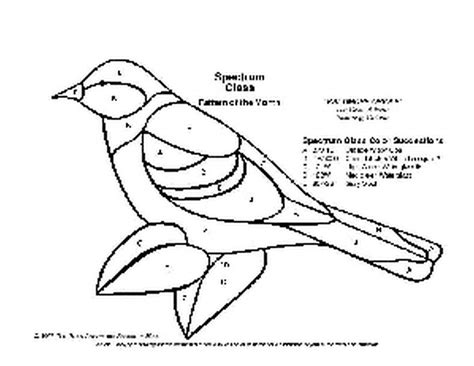 Free Stained Glass Pattern 2131 Baltimore Oriole Stained Glass Patterns Free Stained Glass