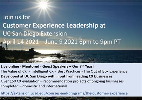 The Customer Experience Leadership Course Uc San Diego Extension