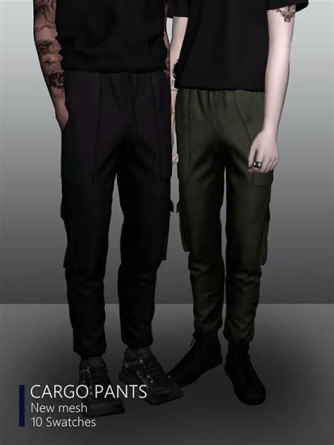 Cargo Pants For The Sims 4 Spring4sims Sims 4 Male Clothes Sims 4