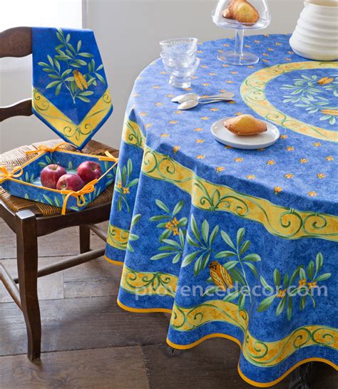Cigale De Provence Round Rectangle Cotton French Provence Tablecloths