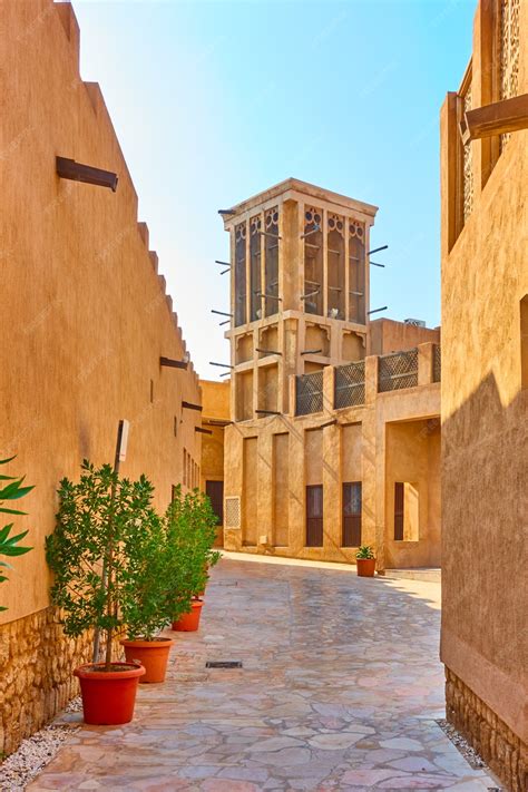 Premium Photo Street In Al Fahidi Historical Neighbourhood In Old
