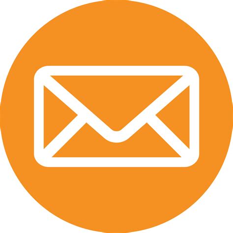 Download Orange Transparent Email Icon Red Email Icons Png Full
