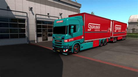 bdf tandem gruber logistics  ets euro truck simulator  mods