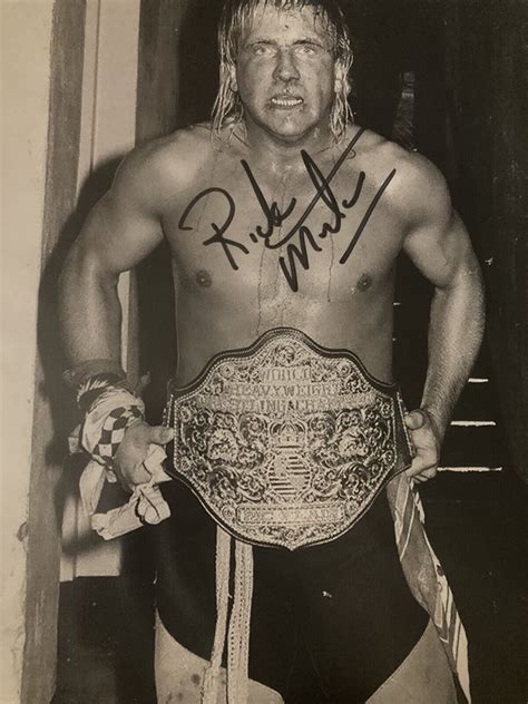 Ricky Morton Signed Autograph Rare Smw Nwa Wcw Wwf Wwe