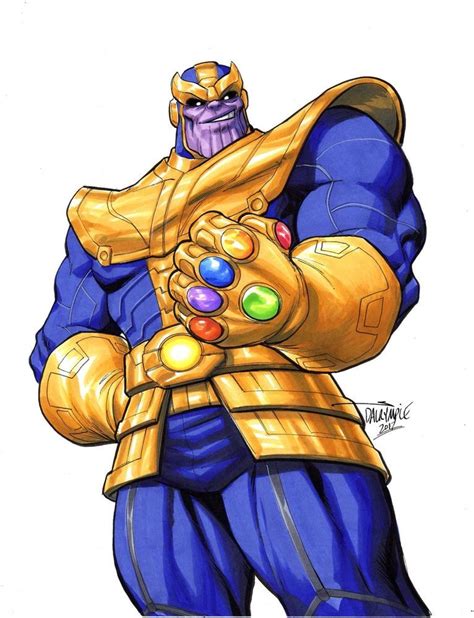 Thanos By Scott Dalrymple Marvel Cartoons Marvel Villains Superhero Art