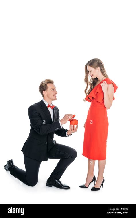 Man Proposing To Woman Stock Photo Alamy