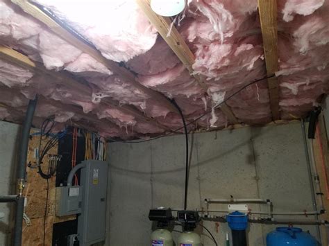 How To Install Insulation In The Basement Ceiling Openbasement